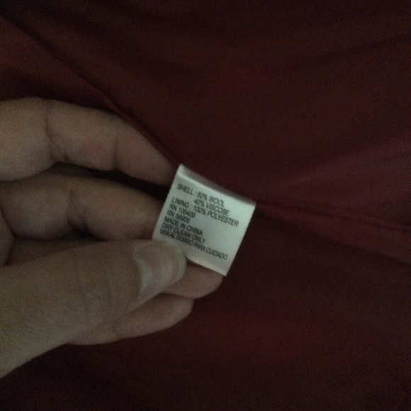 Antonio Melanie size 6 red maroon jacket - Picture 3 of 3